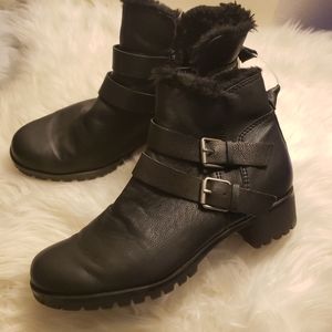 NEw Treasure & Bond Leather MidBlock Heel Sz 9.5